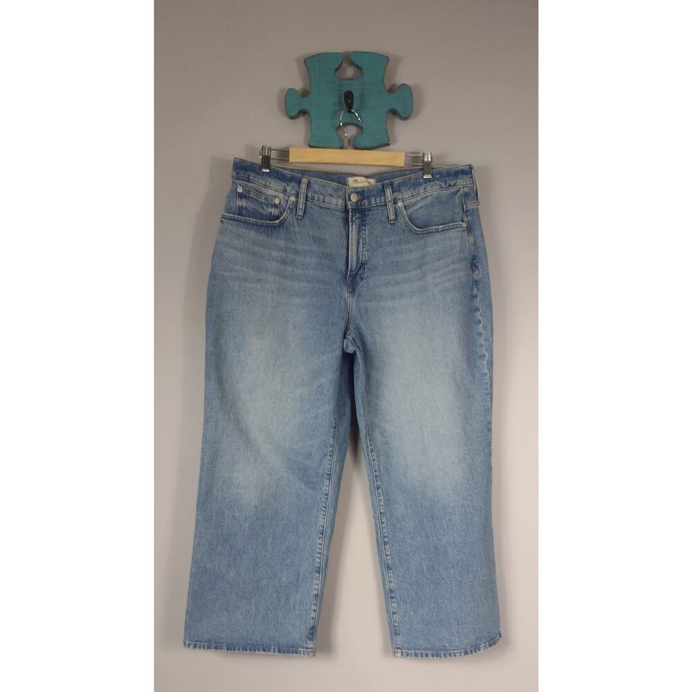 Madewell The Perfect Vintage Wide Leg Jean Denim Blue Women’s Size 33 P - Picture 3 of 16